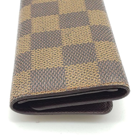 100% Authentic Louis Vuitton Damier Ebene 4 Keycase - Picture 6 of 13